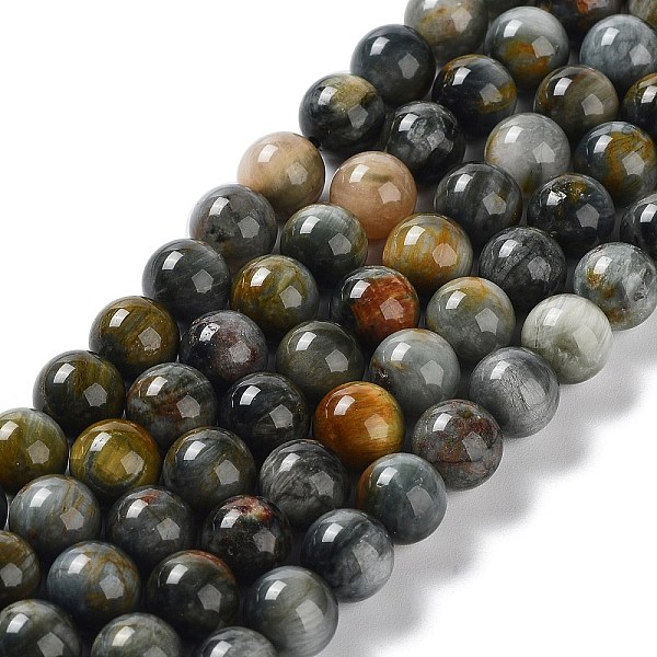 PandaHall Natural Hawk's Eye Beads Strands, Eagle Eye Stone, Round, 8mm, Hole: 1mm, about 50pcs/strand, 15.7 inch(40cm) Eagle Eye Stone...
PandaHall Natural Hawk's Eye Beads Strands, Eagle Eye Stone, Round, 8mm, Hole: 1mm, about 50pcs/strand, 15.7 inch(40cm) Eagle Eye Stone...