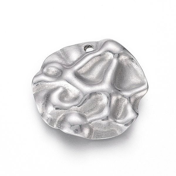 PandaHall 304 Stainless Steel Pendants, Textured, Flat Round, Stainless Steel Color, 17.5x18.5x3mm, Hole: 1.2mm 304 Stainless Steel Flat...
PandaHall 304 Stainless Steel Pendants, Textured, Flat Round, Stainless Steel Color, 17.5x18.5x3mm, Hole: 1.2mm 304 Stainless Steel Flat...