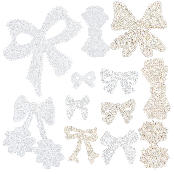 PandaHall Gorgecraft 24Pcs 12 Style Milk Fiber Lace Embroidery Costume Accessories, Applique Patch, Sewing Craft Decoration, Bowknot, Mixed..., Multicolor
PandaHall Gorgecraft 24Pcs 12 Style Milk Fiber Lace Embroidery Costume Accessories, Applique Patch, Sewing Craft Decoration, Bowknot, Mixed..., Multicolor