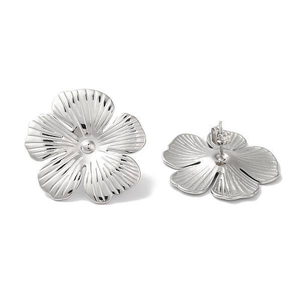 PandaHall 304 Stainless Steel Stud Earrings for Women, Flower, Stainless Steel Color, 29mm 304 Stainless Steel Flower
PandaHall 304 Stainless Steel Stud Earrings for Women, Flower, Stainless Steel Color, 29mm 304 Stainless Steel Flower