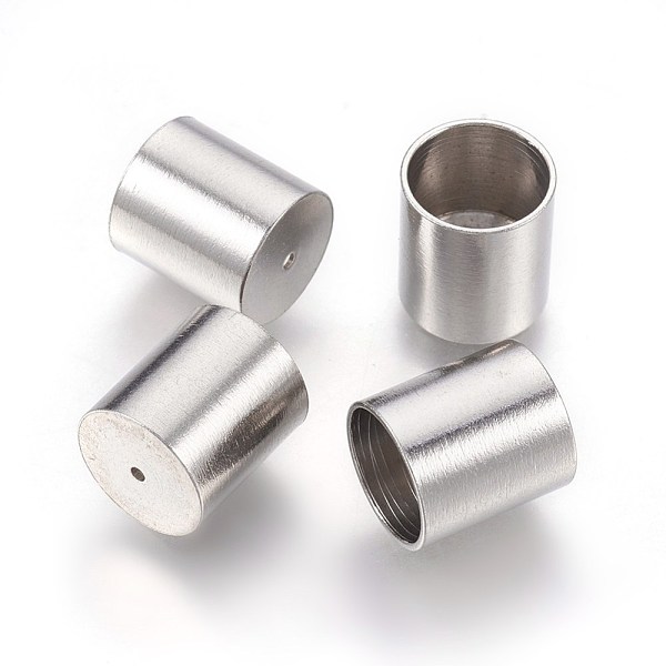 PandaHall 201 Stainless Steel Cord Ends, End Caps, Column, Stainless Steel Color, 10x9mm, Hole: 0.8mm, Inner Diameter: 8mm 201 Stainless...
PandaHall 201 Stainless Steel Cord Ends, End Caps, Column, Stainless Steel Color, 10x9mm, Hole: 0.8mm, Inner Diameter: 8mm 201 Stainless...