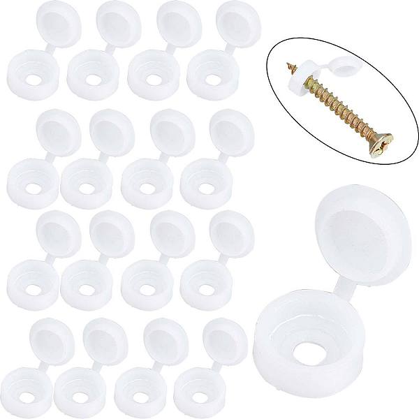 PandaHall Gorgecraft 200Pcs Plastic Furniture Fence Screw Hole Plug, with Flip Top Cap, Round, Snow, 9.5x5mm, Hole: 3mm, Inner Diameter: 7mm..., White
PandaHall Gorgecraft 200Pcs Plastic Furniture Fence Screw Hole Plug, with Flip Top Cap, Round, Snow, 9.5x5mm, Hole: 3mm, Inner Diameter: 7mm..., White