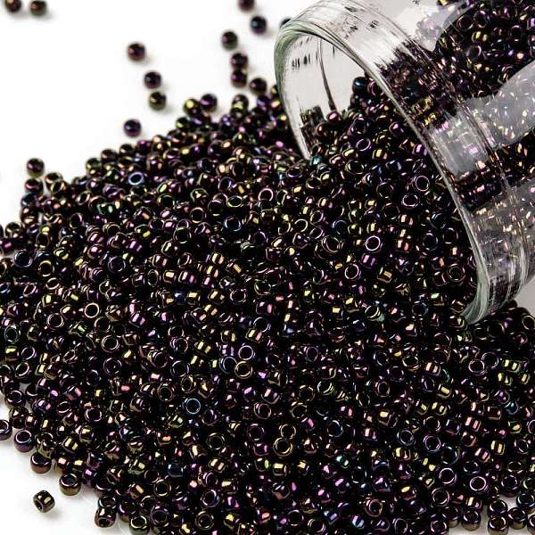 PandaHall TOHO Round Seed Beads, Japanese Seed Beads, (85) Metallic Iris Purple, 15/0, 1.5mm, Hole: 0.7mm, about 3000pcs/10g Glass Purple
PandaHall TOHO Round Seed Beads, Japanese Seed Beads, (85) Metallic Iris Purple, 15/0, 1.5mm, Hole: 0.7mm, about 3000pcs/10g Glass Purple