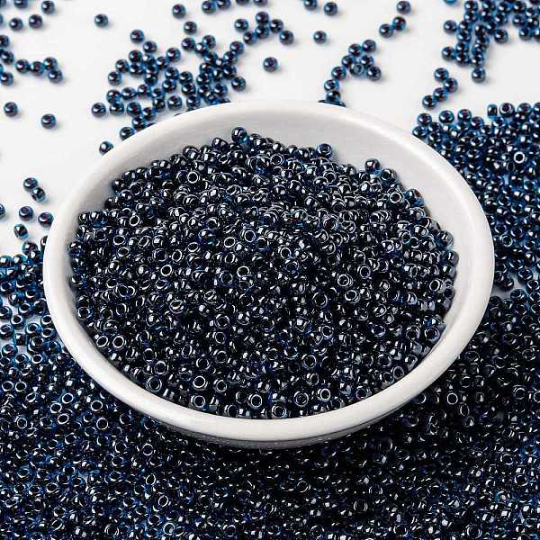 PandaHall MIYUKI Round Rocailles Beads, Japanese Seed Beads, (RR358) Ruby Lined Capri Blue Luster, 8/0, 3mm, Hole: 1mm, about..., Purple
PandaHall MIYUKI Round Rocailles Beads, Japanese Seed Beads, (RR358) Ruby Lined Capri Blue Luster, 8/0, 3mm, Hole: 1mm, about..., Purple