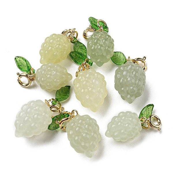 PandaHall Natural Xiuyan Jade Grapes Pendant Decorations, Fruit Ornaments with Brass Spring Ring Clasps, Real 14K Gold Plated, 20x13x12mm...
PandaHall Natural Xiuyan Jade Grapes Pendant Decorations, Fruit Ornaments with Brass Spring Ring Clasps, Real 14K Gold Plated, 20x13x12mm...