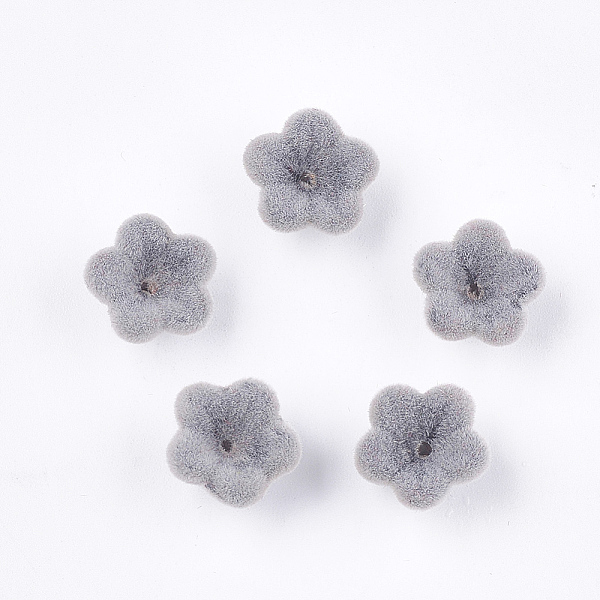 PandaHall Flocky Acrylic Bead Caps, 5-Petal, Flower, Light Grey, 12x12x7.5mm, Hole: 1mm Acrylic Gray
PandaHall Flocky Acrylic Bead Caps, 5-Petal, Flower, Light Grey, 12x12x7.5mm, Hole: 1mm Acrylic Gray