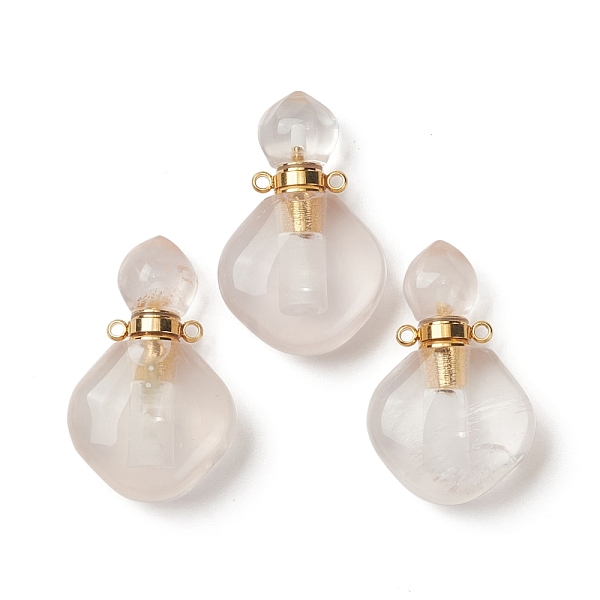 PandaHall Natural Rose Quartz Perfume Bottle Pendants, with Golden Brass Findings, Rhombus, 35mm, Hole: 1.6mm Rose Quartz Rhombus
PandaHall Natural Rose Quartz Perfume Bottle Pendants, with Golden Brass Findings, Rhombus, 35mm, Hole: 1.6mm Rose Quartz Rhombus