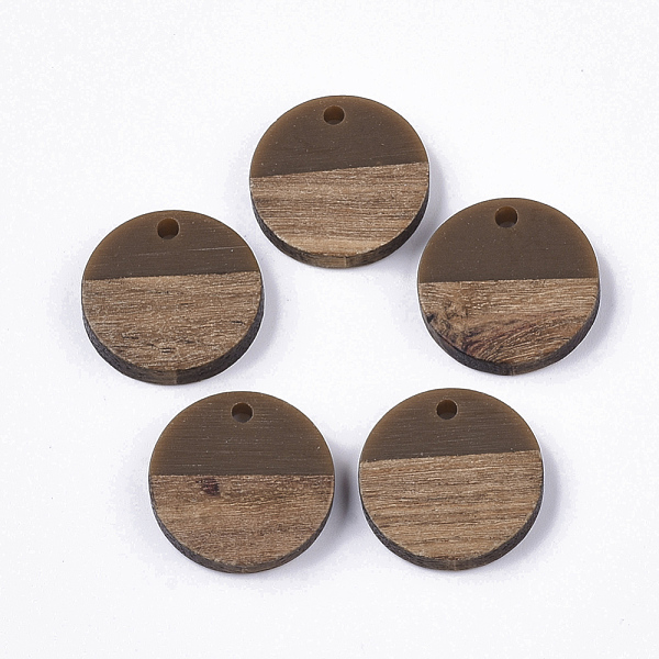 PandaHall Resin & Walnut Wood Pendants, Flat Round, Camel, 18x3.5mm, Hole: 1.5mm Resin+Wood Flat Round Brown
PandaHall Resin & Walnut Wood Pendants, Flat Round, Camel, 18x3.5mm, Hole: 1.5mm Resin+Wood Flat Round Brown