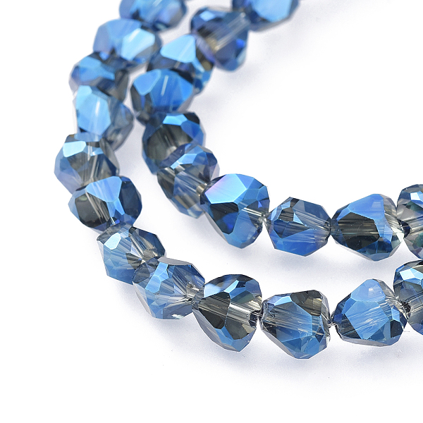 PandaHall Electroplate Glass Beads Strands, Full Rainbow Plated, Faceted, Heart, Blue, 6.5~7x7~7.5x5~6mm, Hole: 1.5mm, about 78~80pcs/strand...
PandaHall Electroplate Glass Beads Strands, Full Rainbow Plated, Faceted, Heart, Blue, 6.5~7x7~7.5x5~6mm, Hole: 1.5mm, about 78~80pcs/strand...
