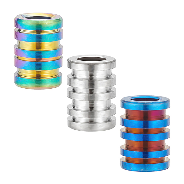 PandaHall UNICRAFTALE 3pcs 3 Colors Titanium Column Beads Parachute Cord Bead 5.8~6mm Large Hole Beads Groove Spacer Beads Lanyard Beads for...
PandaHall UNICRAFTALE 3pcs 3 Colors Titanium Column Beads Parachute Cord Bead 5.8~6mm Large Hole Beads Groove Spacer Beads Lanyard Beads for...