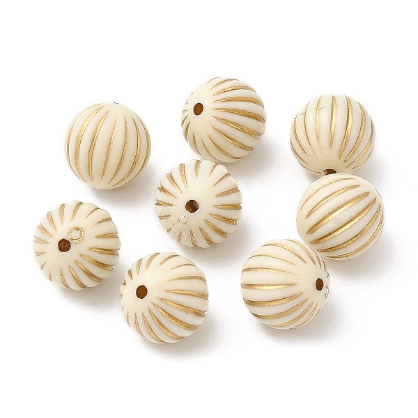 PandaHall Plating Acrylic Beads, Golden Metal Enlaced, Round, Beige, 12mm, Hole: 1.4mm, about 490pcs/500g Acrylic Round Yellow
PandaHall Plating Acrylic Beads, Golden Metal Enlaced, Round, Beige, 12mm, Hole: 1.4mm, about 490pcs/500g Acrylic Round Yellow