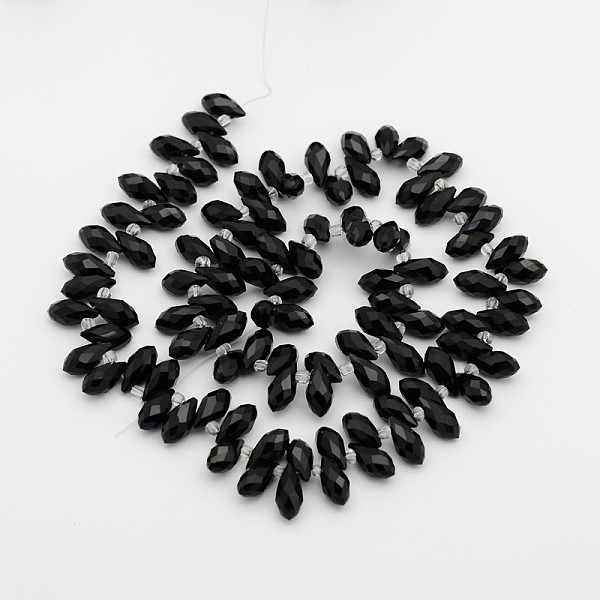 PandaHall Electroplate Glass Faceted Teardrop Beads Strands, Black, 11.5~13x6mm, Hole: 1mm, about 92~95pcs/strand, 16.5 inch Glass Teardrop...
PandaHall Electroplate Glass Faceted Teardrop Beads Strands, Black, 11.5~13x6mm, Hole: 1mm, about 92~95pcs/strand, 16.5 inch Glass Teardrop...