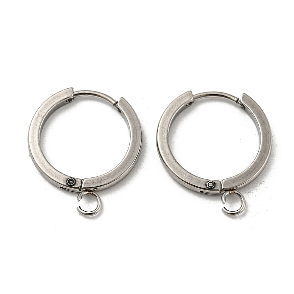 PandaHall 201 Stainless Steel Huggie Hoop Earrings Findings, with Vertical Loop, with 316 Surgical Stainless Steel Earring Pins, Ring...
PandaHall 201 Stainless Steel Huggie Hoop Earrings Findings, with Vertical Loop, with 316 Surgical Stainless Steel Earring Pins, Ring...