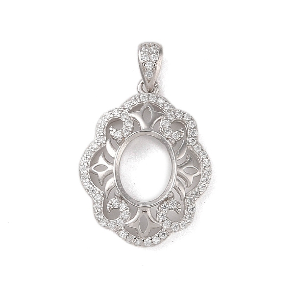 PandaHall 925 Sterling Silver Micro Pave Cubic Zirconia Pendant Settings, Open Back Settings, Real Platinum Plated, Tray: 10x8mm, 23x17x6mm...
PandaHall 925 Sterling Silver Micro Pave Cubic Zirconia Pendant Settings, Open Back Settings, Real Platinum Plated, Tray: 10x8mm, 23x17x6mm...