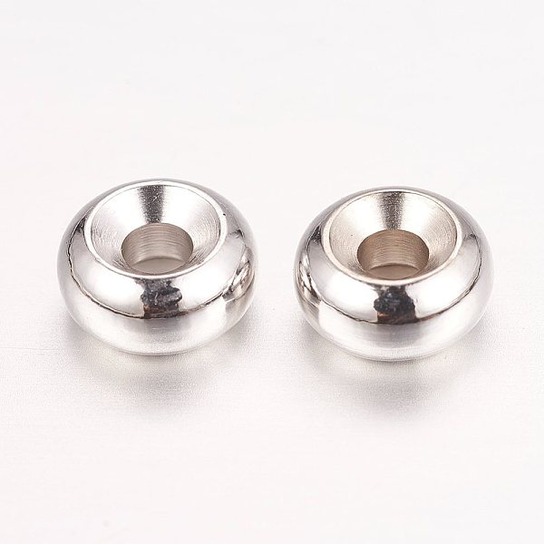 PandaHall Real Platinum Plated Brass Spacer Beads, Nickel Free, Flat Round, 6x3mm, Hole: 2mm Brass Flat Round
PandaHall Real Platinum Plated Brass Spacer Beads, Nickel Free, Flat Round, 6x3mm, Hole: 2mm Brass Flat Round
