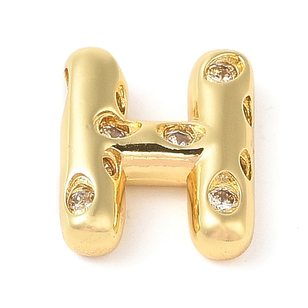 PandaHall Brass Micro Pave Clear Cubic Zirconia Pendant, Letter A~Z, Letter H, 20.5x17x6mm, Hole: 4mm Brass+Cubic Zirconia Letter H Clear
PandaHall Brass Micro Pave Clear Cubic Zirconia Pendant, Letter A~Z, Letter H, 20.5x17x6mm, Hole: 4mm Brass+Cubic Zirconia Letter H Clear
