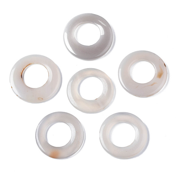 PandaHall Natural Grey Agate Pendants, Ring, 48~57x6mm, Hole: 26~27mm Grey Agate Ring
PandaHall Natural Grey Agate Pendants, Ring, 48~57x6mm, Hole: 26~27mm Grey Agate Ring