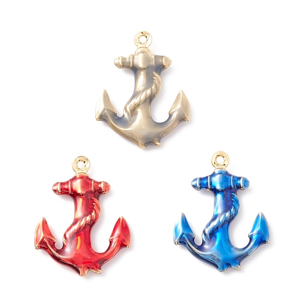 PandaHall Rack Plating Brass Enamel Pendants, Long-Lasting Plated, Real 18K Gold Plated, Cadmium Free & Nickel Free & Lead Free, Anchor..., Multicolor
PandaHall Rack Plating Brass Enamel Pendants, Long-Lasting Plated, Real 18K Gold Plated, Cadmium Free & Nickel Free & Lead Free, Anchor..., Multicolor