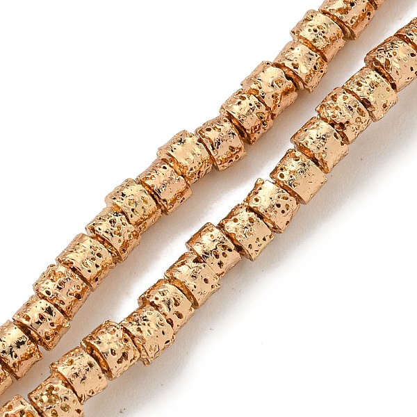 PandaHall Electroplated Natural Lava Rock Beads Strands, Cloumn, Light Gold Plated, 3x2mm, Hole: 1mm, about 164pcs/strand, 15.35''(39cm)...
PandaHall Electroplated Natural Lava Rock Beads Strands, Cloumn, Light Gold Plated, 3x2mm, Hole: 1mm, about 164pcs/strand, 15.35''(39cm)...