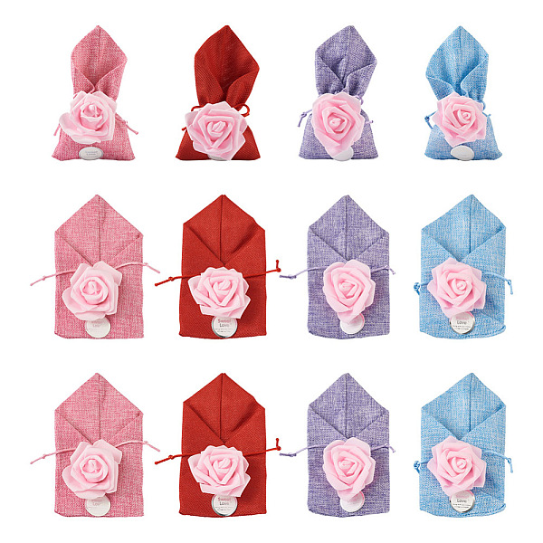 PandaHall Beadthoven 20Pcs 4 Colors Polyester Ramie Blended Yarn Jewelry Drawstring Gift Bags, Wedding Favor Candy Bags, Rose, Mixed Color..., Multicolor
PandaHall Beadthoven 20Pcs 4 Colors Polyester Ramie Blended Yarn Jewelry Drawstring Gift Bags, Wedding Favor Candy Bags, Rose, Mixed Color..., Multicolor