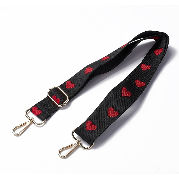 PandaHall Polyester Bag Handles, with Iron Clasp, for Bag Straps Replacement Accessories, Heart, Black, 73x4.6x0.5cm Polyester Black
PandaHall Polyester Bag Handles, with Iron Clasp, for Bag Straps Replacement Accessories, Heart, Black, 73x4.6x0.5cm Polyester Black