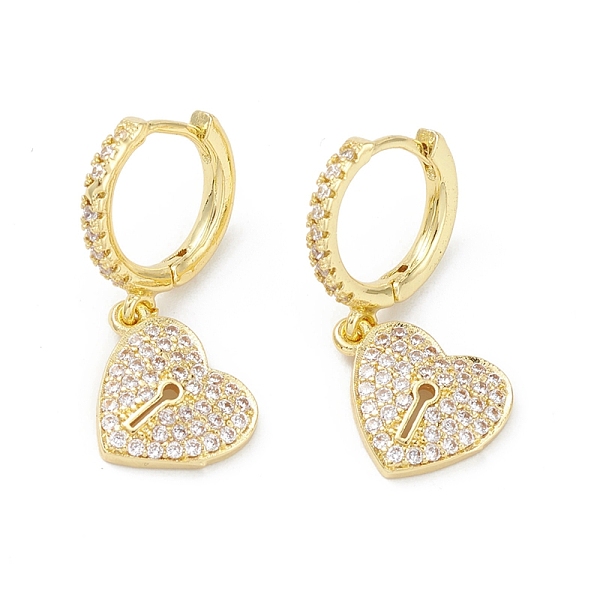 PandaHall Heart Lock Rack Plating Brass Cubic Zirconia Hoop Earrings, Long-Lasting Plated Dangle Earrings for Women, Lead Free & Cadmium..., Clear
PandaHall Heart Lock Rack Plating Brass Cubic Zirconia Hoop Earrings, Long-Lasting Plated Dangle Earrings for Women, Lead Free & Cadmium..., Clear