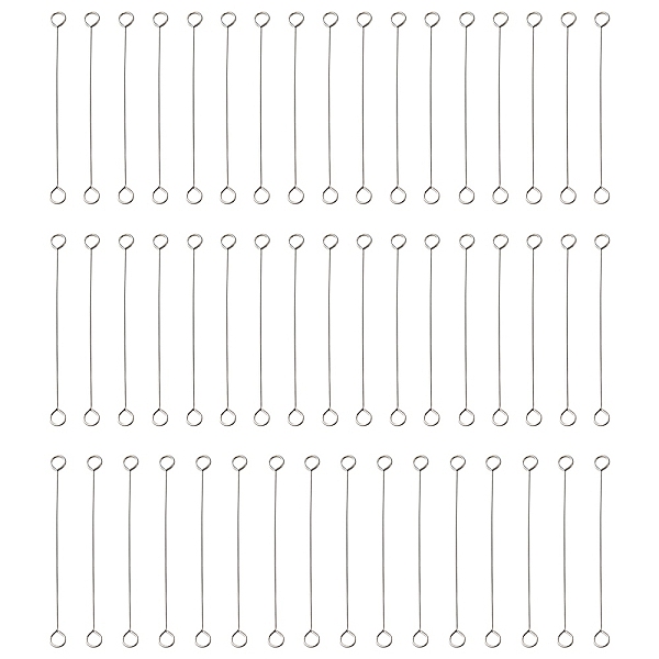 PandaHall 316 Surgical Stainless Steel Eye Pins, Double Sided Eye Pins, Stainless Steel Color, 26 Gauge, 30x2.5x0.4mm, Hole: 1.6mm 316...
PandaHall 316 Surgical Stainless Steel Eye Pins, Double Sided Eye Pins, Stainless Steel Color, 26 Gauge, 30x2.5x0.4mm, Hole: 1.6mm 316...