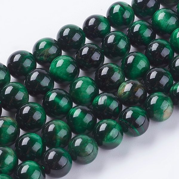 PandaHall Natural Tiger Eye Beads Strands, Dyed & Heated, Round, Green, 8mm, Hole: 1mm, about 48pcs/strand, 15.75 inch Tiger Eye Round Green
PandaHall Natural Tiger Eye Beads Strands, Dyed & Heated, Round, Green, 8mm, Hole: 1mm, about 48pcs/strand, 15.75 inch Tiger Eye Round Green