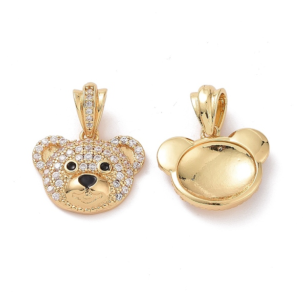 PandaHall Brass Cubic Zirconia Pendants, Bear Head Charm, Real 18K Gold Plated, 16.5x20x4.5mm, Hole: 3.5x6.5mm Brass+Cubic Zirconia Bear..., Clear
PandaHall Brass Cubic Zirconia Pendants, Bear Head Charm, Real 18K Gold Plated, 16.5x20x4.5mm, Hole: 3.5x6.5mm Brass+Cubic Zirconia Bear..., Clear