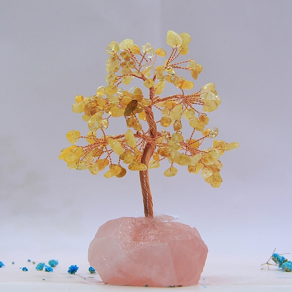 PandaHall Natural Citrine & Rose Quartz Display Decoration, Undyed, with Brass Wire, for Home Desk Decorations, Tree of Life...
PandaHall Natural Citrine & Rose Quartz Display Decoration, Undyed, with Brass Wire, for Home Desk Decorations, Tree of Life...