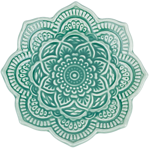PandaHall SUNNYCLUE 1Pc Green Mandala Ring Dish Ceramic Jewelry Tray Lotus Flower Storage Plate for Necklace Bracelet Earrings Rings...
PandaHall SUNNYCLUE 1Pc Green Mandala Ring Dish Ceramic Jewelry Tray Lotus Flower Storage Plate for Necklace Bracelet Earrings Rings...