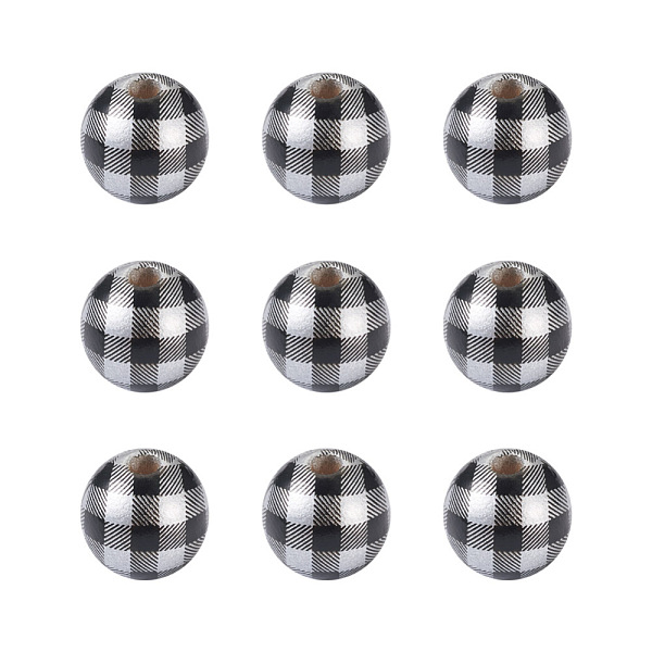 PandaHall Natural Wooden Beads, Plaid Beads, Tartan Pattern, Round, Silver, 5/8 inch(16mm), Hole: 4mm Wood Round Silver
PandaHall Natural Wooden Beads, Plaid Beads, Tartan Pattern, Round, Silver, 5/8 inch(16mm), Hole: 4mm Wood Round Silver