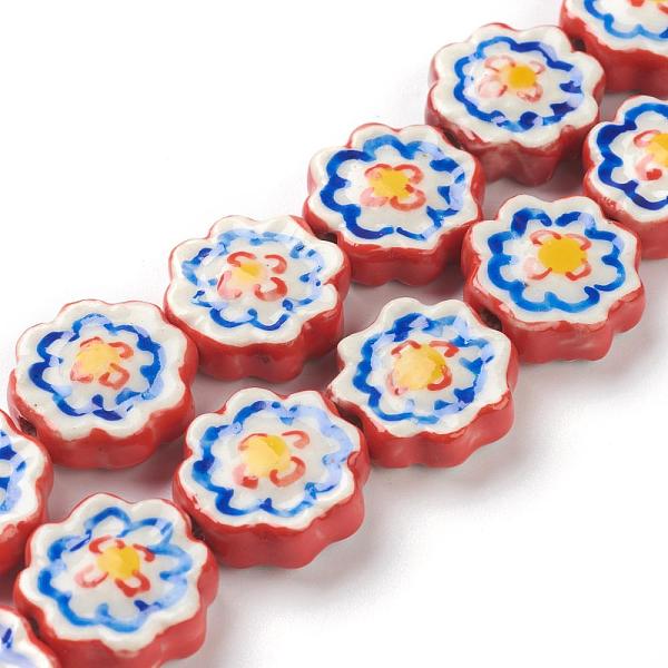 PandaHall Handmade Porcelain Flower Beads Strands, Red, 16x16x6mm, Hole: 2mm, about 20pcs/strand, 12.99 inch(33cm) Porcelain Flower Red
PandaHall Handmade Porcelain Flower Beads Strands, Red, 16x16x6mm, Hole: 2mm, about 20pcs/strand, 12.99 inch(33cm) Porcelain Flower Red