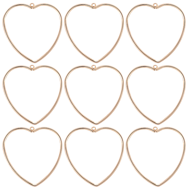 PandaHall Beebeecraft 12Pcs Brass Pendants, Heart, Real 18K Gold Plated, 39x37x1.5mm, Hole: 2.5mm Brass Heart
PandaHall Beebeecraft 12Pcs Brass Pendants, Heart, Real 18K Gold Plated, 39x37x1.5mm, Hole: 2.5mm Brass Heart