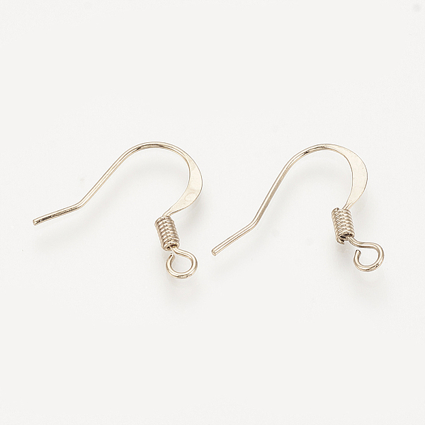 PandaHall Brass French Earring Hooks, with Horizontal Loop, Flat Earring Hooks, Coffee Golden, 16x18x2mm, Hole: 1.5mm, Pin: 0.8mm Brass
PandaHall Brass French Earring Hooks, with Horizontal Loop, Flat Earring Hooks, Coffee Golden, 16x18x2mm, Hole: 1.5mm, Pin: 0.8mm Brass