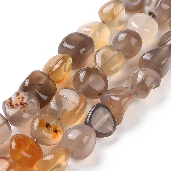 PandaHall Natural Grey Agate Beads Strands, Tumbled Stone, Nuggets, 10.5~13.5x10.5~11.5x6~10mm, Hole: 0.8mm, about 36pcs/strand, 15.35''...
PandaHall Natural Grey Agate Beads Strands, Tumbled Stone, Nuggets, 10.5~13.5x10.5~11.5x6~10mm, Hole: 0.8mm, about 36pcs/strand, 15.35''...