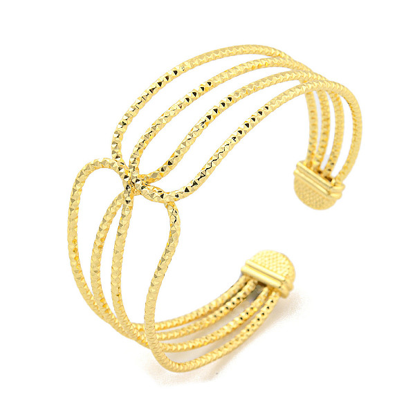PandaHall Rack Plating Brass Multi-Strand Open Cuff Bangles for Women, Cadmium Free & Lead Free, Long-Lasting Plated, Real 18K Gold Plated...
PandaHall Rack Plating Brass Multi-Strand Open Cuff Bangles for Women, Cadmium Free & Lead Free, Long-Lasting Plated, Real 18K Gold Plated...