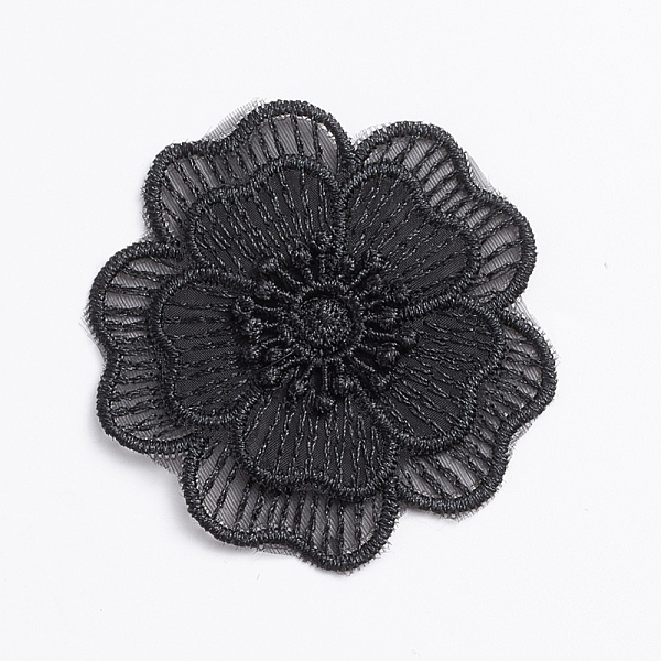 PandaHall Computerized Embroidery Cloth Sew on Patches, Lace Costume Accessories, Appliques, Flower, Black, 64x3mm Cloth Flower Black
PandaHall Computerized Embroidery Cloth Sew on Patches, Lace Costume Accessories, Appliques, Flower, Black, 64x3mm Cloth Flower Black