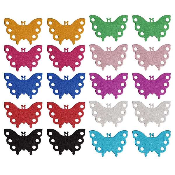PandaHall 20 Pcs 10 Colors Aluminum Blank Chandelier Components Links, Butterfly Shape, Mixed Color, 31x45x1mm, Hole: 2mm, 2pcs/color..., Multicolor
PandaHall 20 Pcs 10 Colors Aluminum Blank Chandelier Components Links, Butterfly Shape, Mixed Color, 31x45x1mm, Hole: 2mm, 2pcs/color..., Multicolor