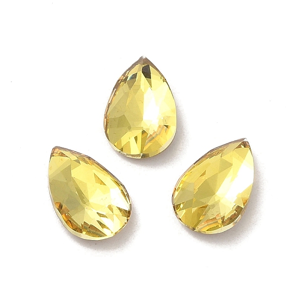 PandaHall Glass Rhinestone Cabochons, Point Back & Back Plated, Faceted, Teardrop, Citrine, 10x6.4x3mm Glass Rhinestone Teardrop Orange
PandaHall Glass Rhinestone Cabochons, Point Back & Back Plated, Faceted, Teardrop, Citrine, 10x6.4x3mm Glass Rhinestone Teardrop Orange