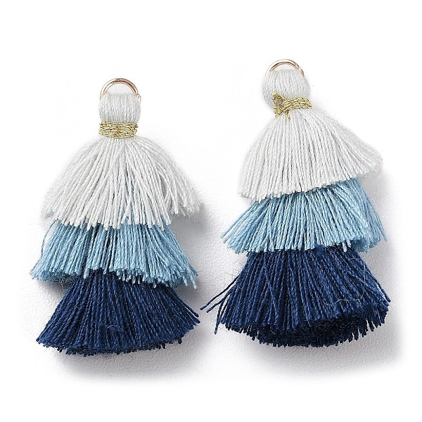 PandaHall Polycotton Tassel Pendant Decorations, with Iron Loops, Azure, 34~45x4~5mm, Hole: 3mm Polycotton Blue
PandaHall Polycotton Tassel Pendant Decorations, with Iron Loops, Azure, 34~45x4~5mm, Hole: 3mm Polycotton Blue
