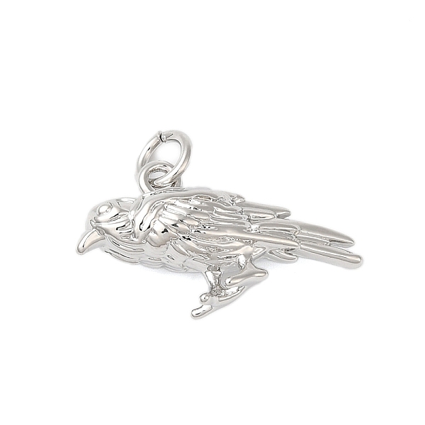 PandaHall Rack Plating Brass Pendants, Cadmium Free & Lead Free, Long-Lasting Plated, Bird, Platinum, 12x20.5x6mm, Hole: 5mm Brass Bird
PandaHall Rack Plating Brass Pendants, Cadmium Free & Lead Free, Long-Lasting Plated, Bird, Platinum, 12x20.5x6mm, Hole: 5mm Brass Bird