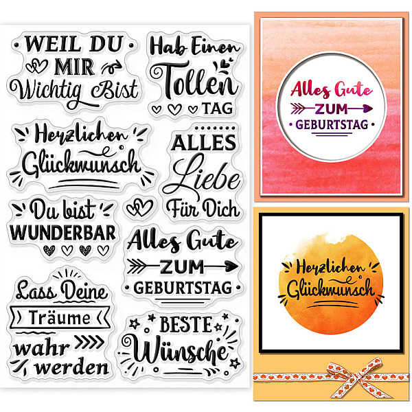 PandaHall Custom PVC Plastic Clear Stamps, for DIY Scrapbooking, Photo Album Decorative, Cards Making, Word, 160x110x3mm Plastic Word Clear
PandaHall Custom PVC Plastic Clear Stamps, for DIY Scrapbooking, Photo Album Decorative, Cards Making, Word, 160x110x3mm Plastic Word Clear