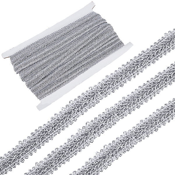 PandaHall 13M Metallic Yarn Ribbons, Jacquard Ribbon, Centipede Lace Ribbons, Garment Accessories, Silver, 1/2 inch(14mm), about 14.22 Yards...
PandaHall 13M Metallic Yarn Ribbons, Jacquard Ribbon, Centipede Lace Ribbons, Garment Accessories, Silver, 1/2 inch(14mm), about 14.22 Yards...