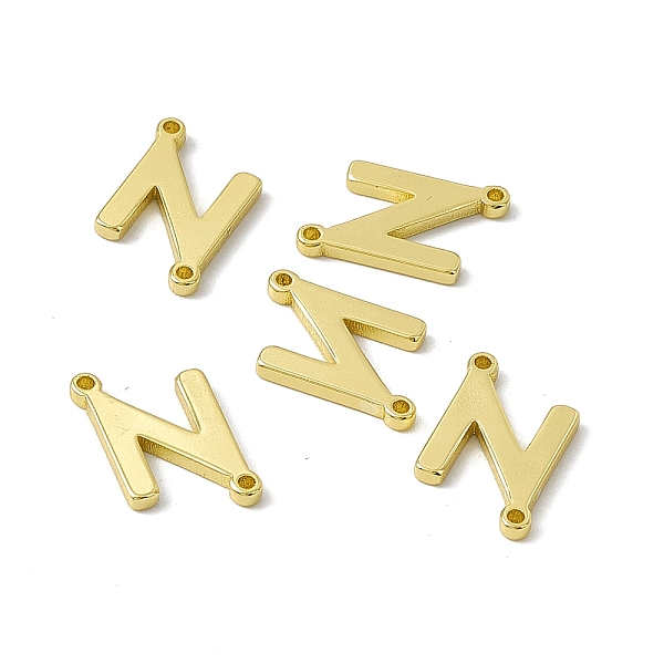 PandaHall Rack Plating Brass Connector Charms, Real 18K Gold Plated, Long-Lasting Plated, Cadmium Free & Nickel Free & Lead Free, Letter...
PandaHall Rack Plating Brass Connector Charms, Real 18K Gold Plated, Long-Lasting Plated, Cadmium Free & Nickel Free & Lead Free, Letter...