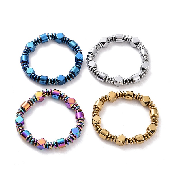 PandaHall Disc & Rhombus & Column Synthetic Hematite Beaded Stretch Bracelet for Men Women, Mixed Color, Inner Diameter: 2-3/8 inch(6.1cm)...
PandaHall Disc & Rhombus & Column Synthetic Hematite Beaded Stretch Bracelet for Men Women, Mixed Color, Inner Diameter: 2-3/8 inch(6.1cm)...