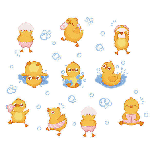 PandaHall PVC Wall Stickers, Wall Decoration, Duck Pattern, 900x290mm, 2pcs/set PVC Duck
PandaHall PVC Wall Stickers, Wall Decoration, Duck Pattern, 900x290mm, 2pcs/set PVC Duck