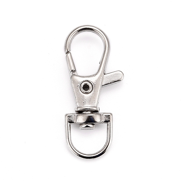 PandaHall Iron Swivel Lobster Claw Clasps, Swivel Snap Hook, Platinum, 37x14x7mm Iron
PandaHall Iron Swivel Lobster Claw Clasps, Swivel Snap Hook, Platinum, 37x14x7mm Iron