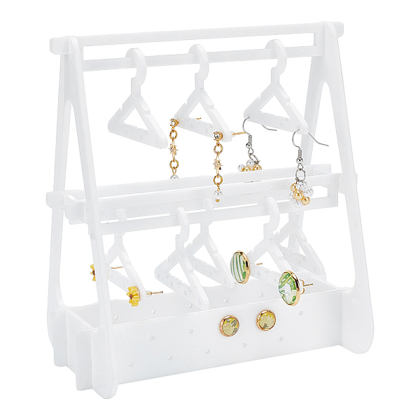PandaHall PH 52 Holes Earring Organizer Holder Rack with Mini Hangers Earring Holder Stand Ear Studs Organizer Storage Acrylic Jewelry..., White
PandaHall PH 52 Holes Earring Organizer Holder Rack with Mini Hangers Earring Holder Stand Ear Studs Organizer Storage Acrylic Jewelry..., White