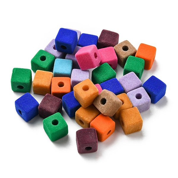 PandaHall Flocky Acrylic European Beads, Large Hole Beads, Cube, Mixed Color, 14.5~15.5x14.5~15.5x14.5~15.5mm, Hole: 5.6mm Acrylic Cube..., Multicolor
PandaHall Flocky Acrylic European Beads, Large Hole Beads, Cube, Mixed Color, 14.5~15.5x14.5~15.5x14.5~15.5mm, Hole: 5.6mm Acrylic Cube..., Multicolor